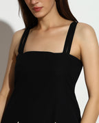 Monochrome Flare Maxi Dress