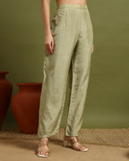 Golden Aura Embroidered Cape Set