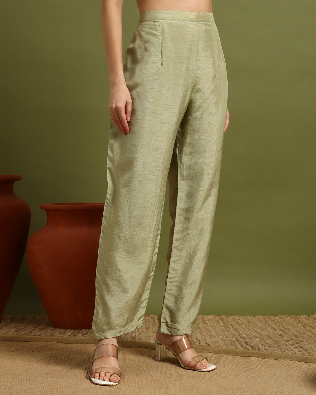 Golden Aura Embroidered Cape Set