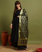 Noir Gold Banarasi Elegance Ensemble