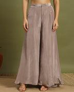 Lilac Mist Sequin Cape Set