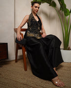 Midnight Muse Drape Jumpsuit