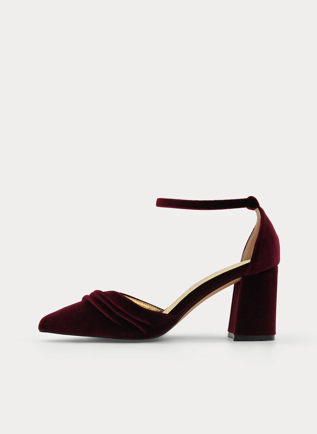Velvet Noir Heels