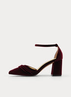 Velvet Noir Heels