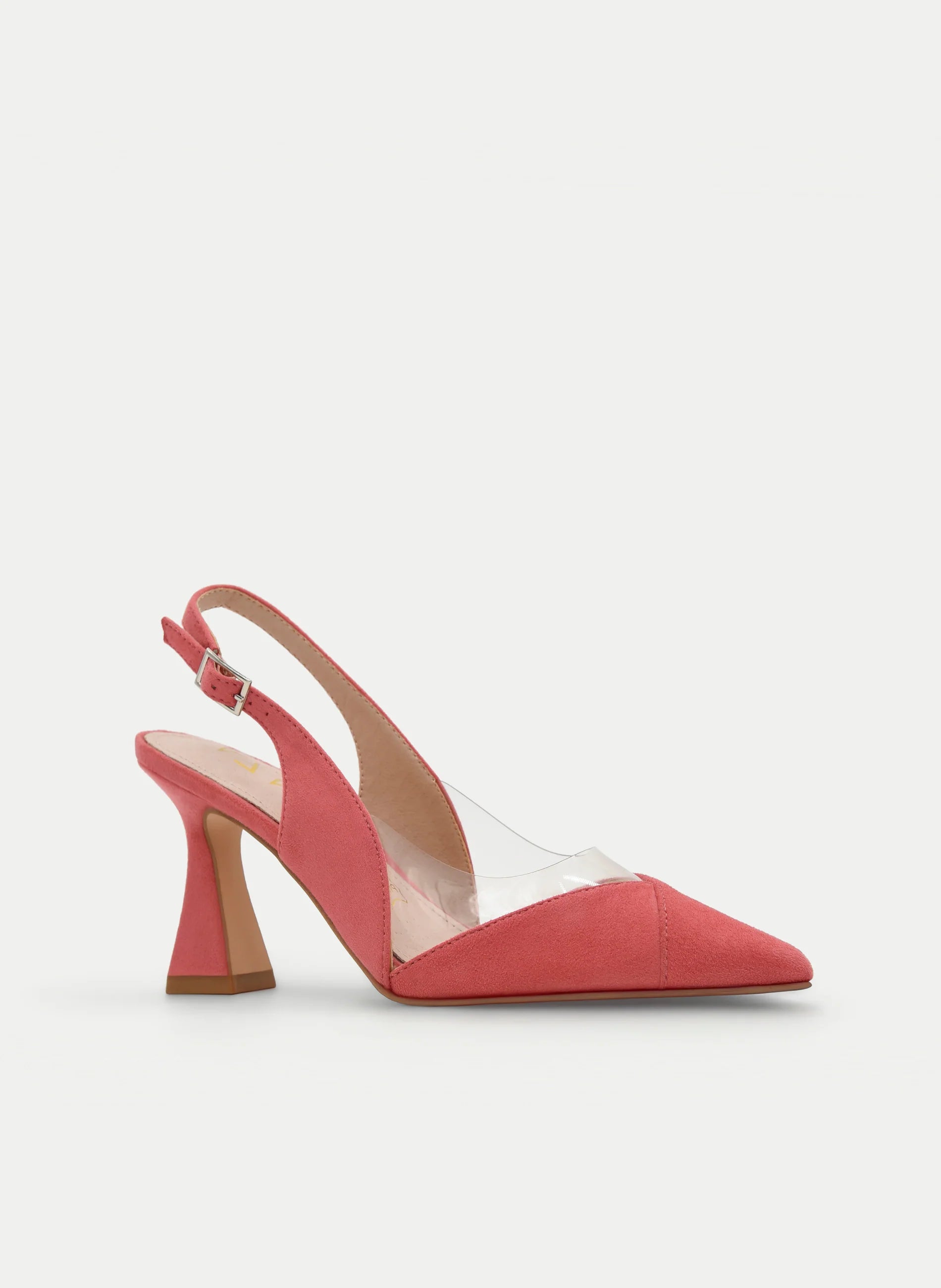 Coral Slingback Heels