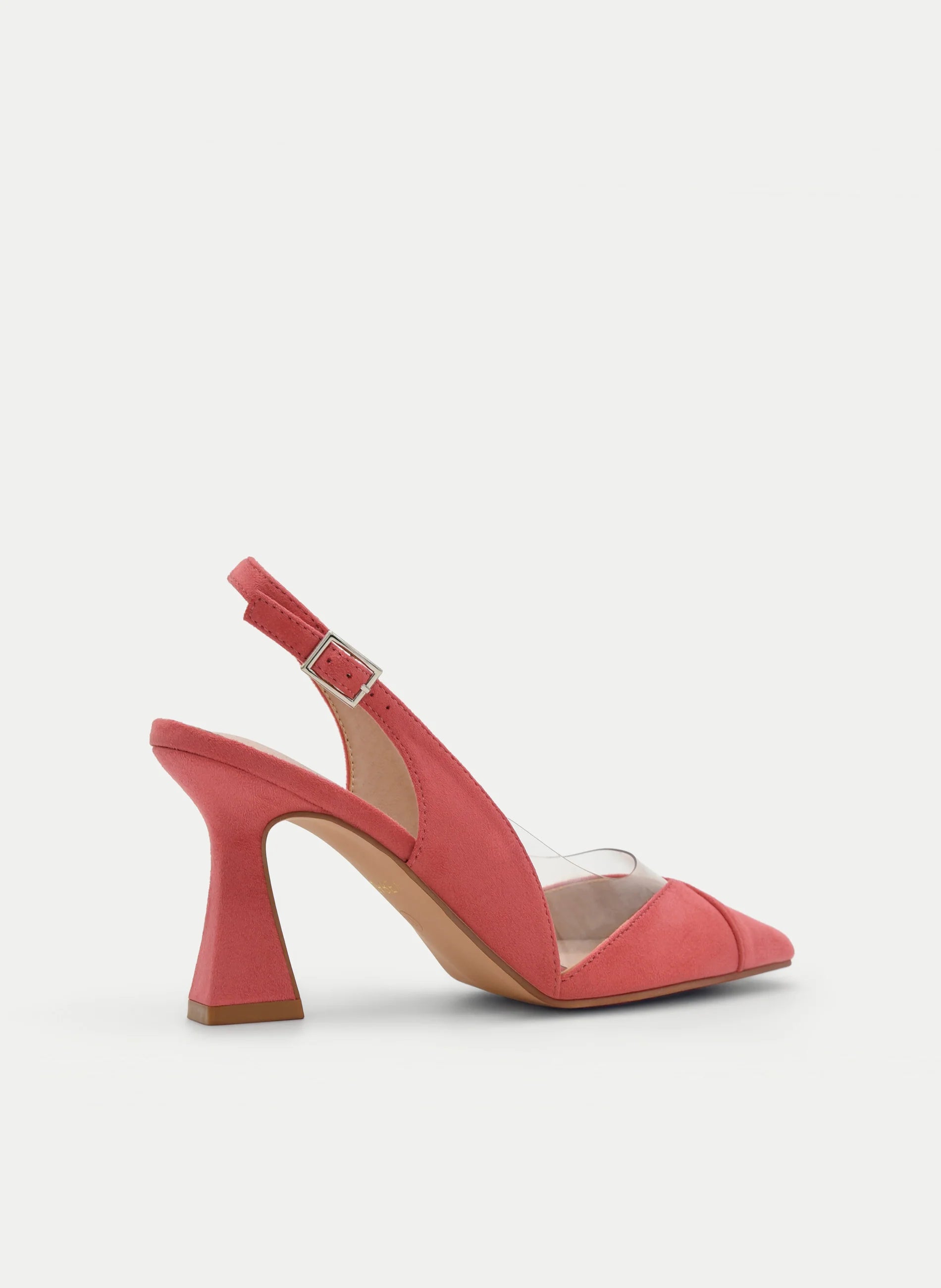 Coral Slingback Heels