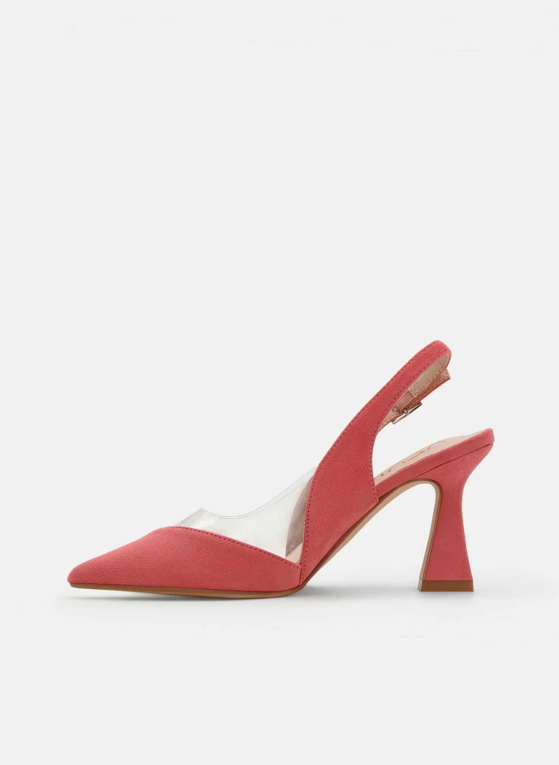 Coral Slingback Heels
