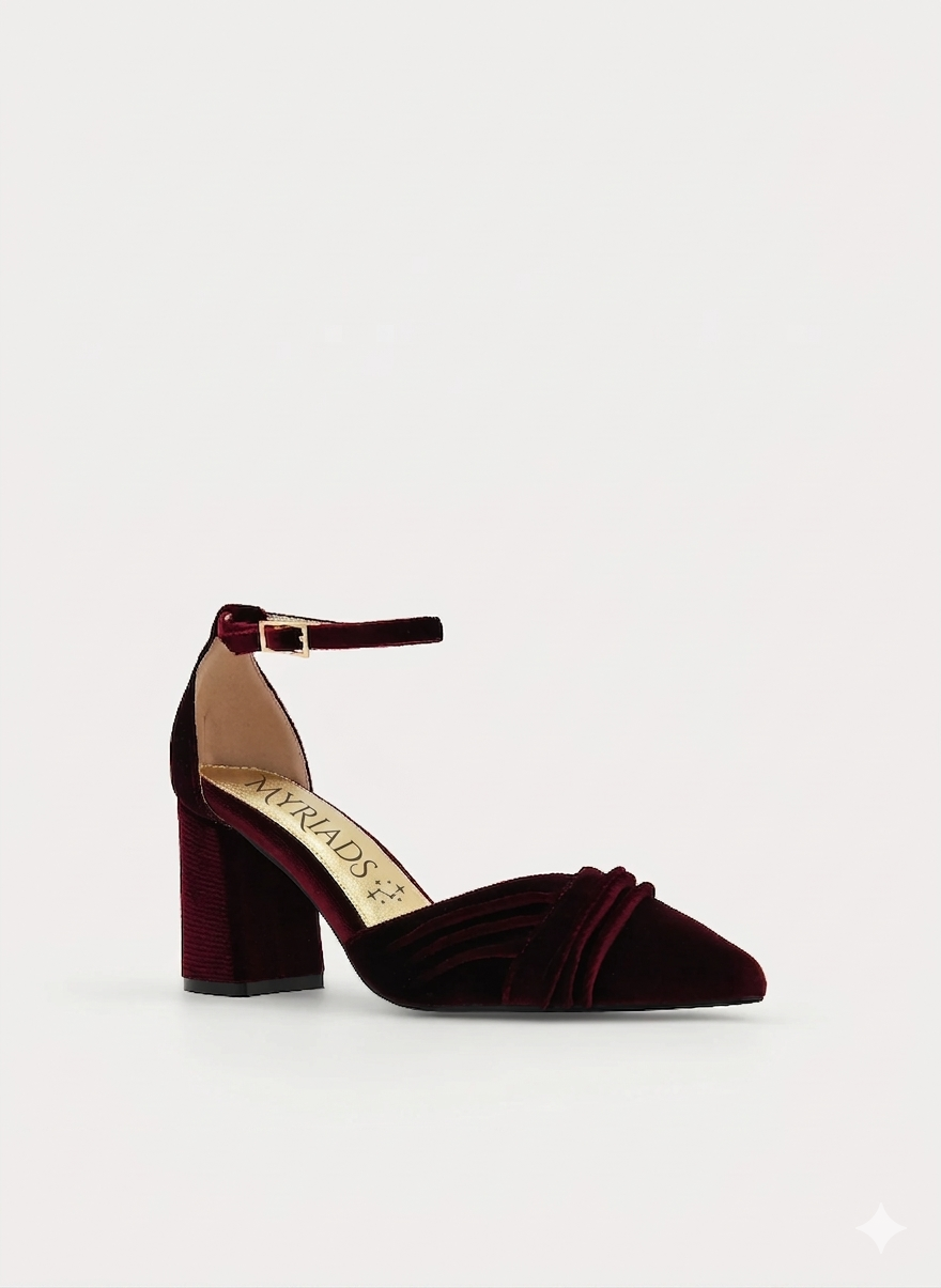 Velvet Noir Heels