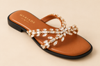 Myriads Luxury Crystal Embellished Flats