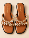 Myriads Luxury Crystal Embellished Flats
