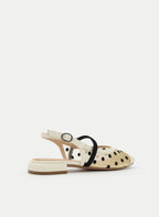 Dotty Mesh Slingbacks